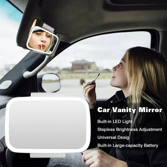 In-Car LED Make-Up Mirror