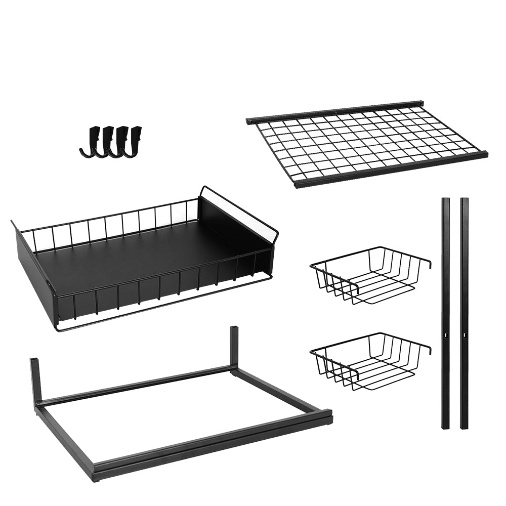 STORFEX 2-Tier Pull Out Cabinet Organizer Under Sink Rack