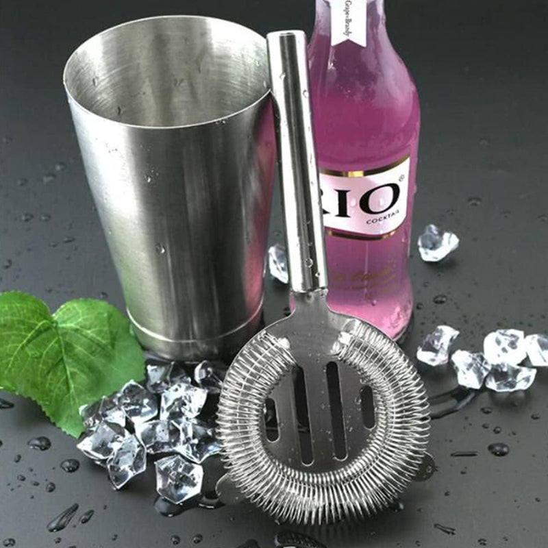 5 Pcs Stainless Steel Cocktail Maker Set  Premium Bartending Tool Kit