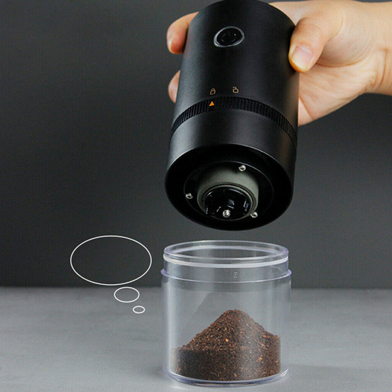 Electric Coffee Bean Grinder with Auto-Off Function- USB Rechargeable