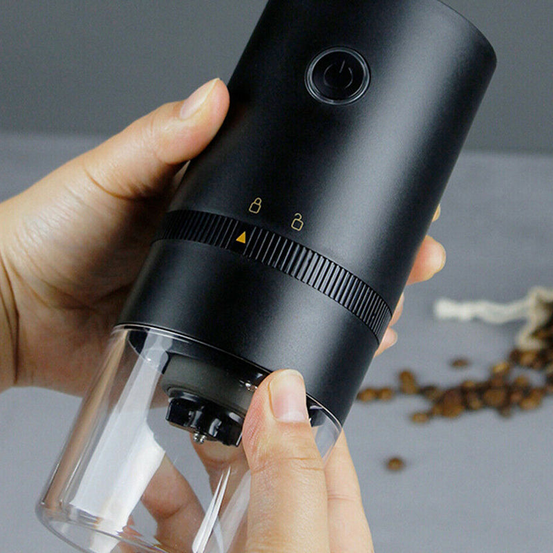 Electric Coffee Bean Grinder with Auto-Off Function- USB Rechargeable