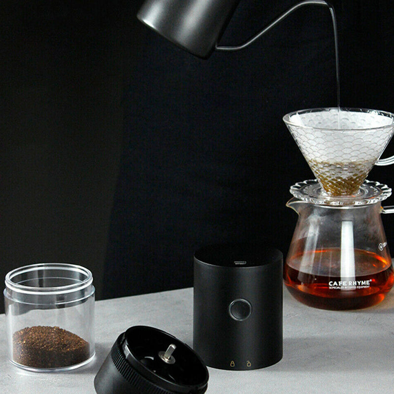 Electric Coffee Bean Grinder with Auto-Off Function- USB Rechargeable