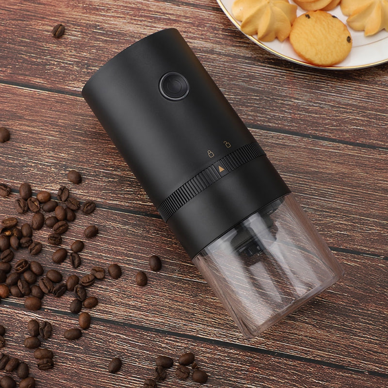 Electric Coffee Bean Grinder with Auto-Off Function- USB Rechargeable