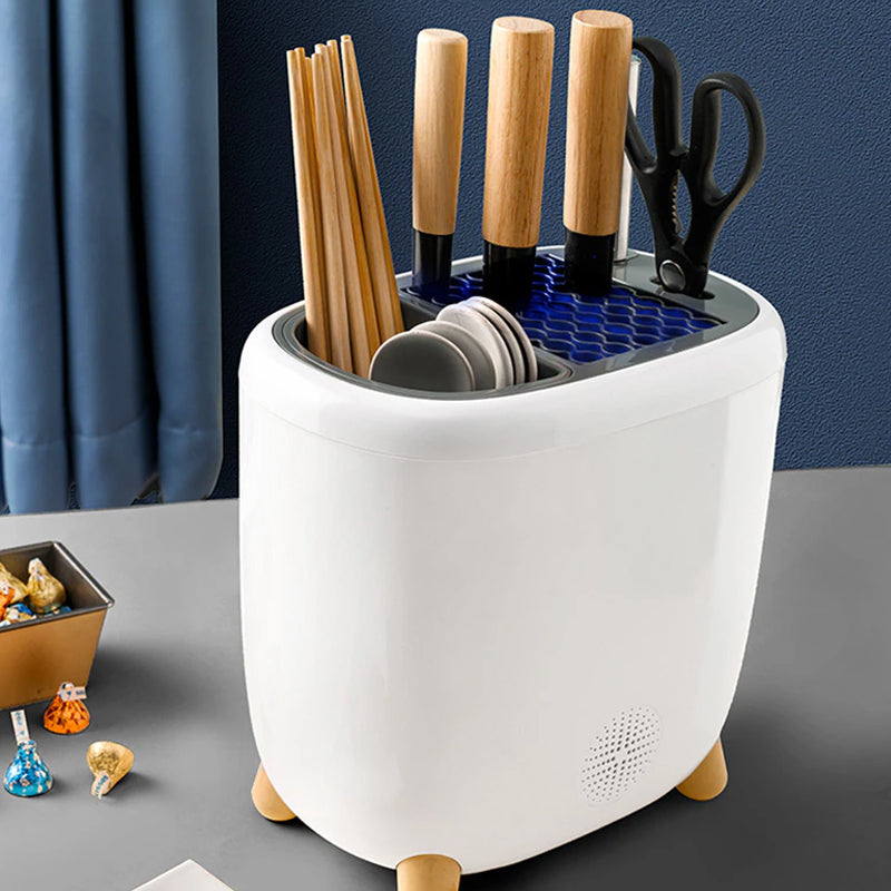 Large Capacity Multifunctional Knife Holder and Storage with Drainage