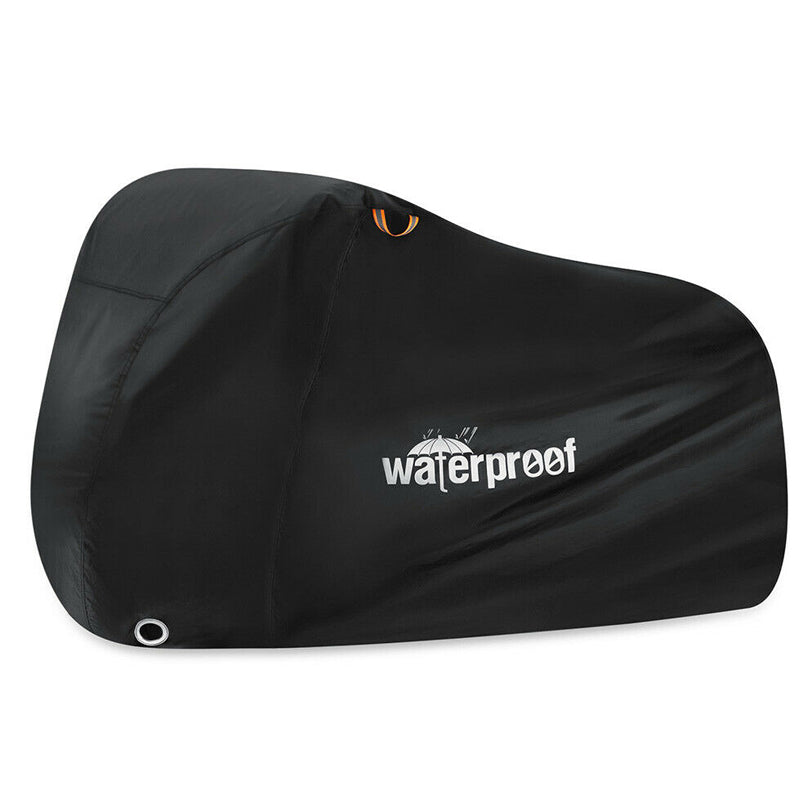 Heavy Duty Waterproof Outdoor Bicycle Cover with Anti-Theft Lock Holes