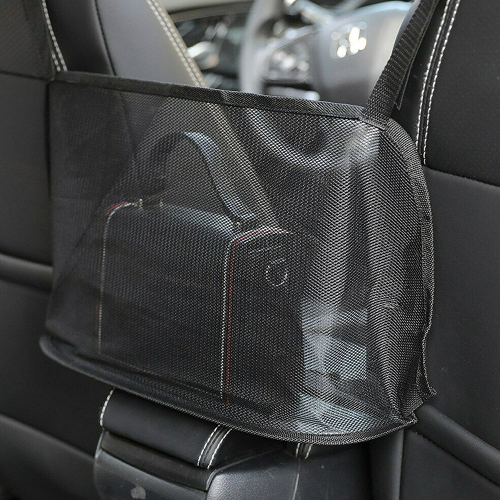 Mesh Handbag Holder and Car Storage Seat Gap Organizer