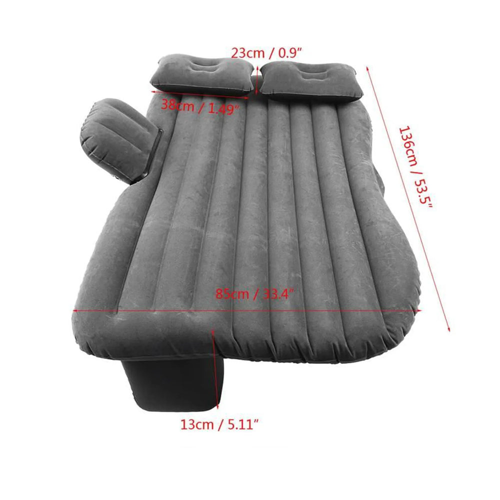 Inflatable Car Back Seat Portable Air Mattress Camping Bed