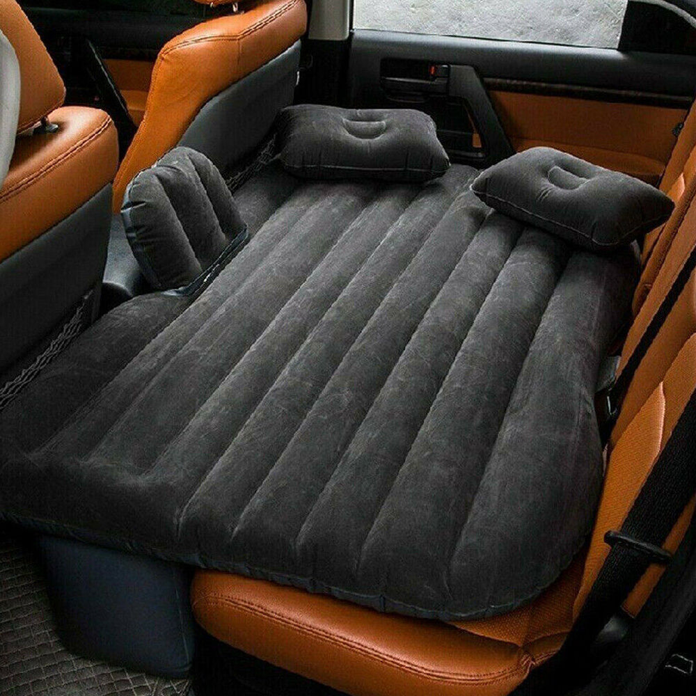 Inflatable Car Back Seat Portable Air Mattress Camping Bed