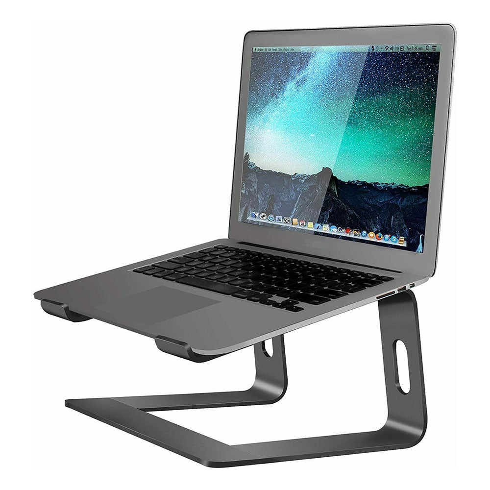 Portable Aluminium Laptop Stand Tray Cooling Riser Holder For 10-17" in MacBook