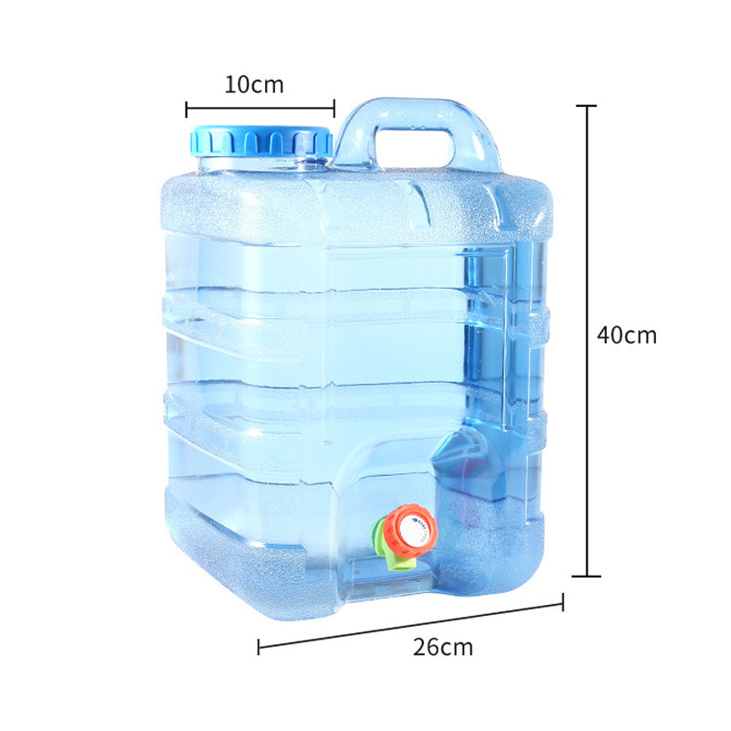 Portable Outdoor Water Storage Container Emergency Drinking Water Jug with Faucet