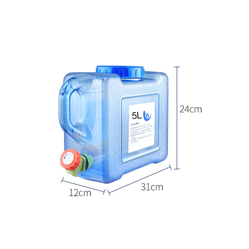 Portable Outdoor Water Storage Container Emergency Drinking Water Jug with Faucet