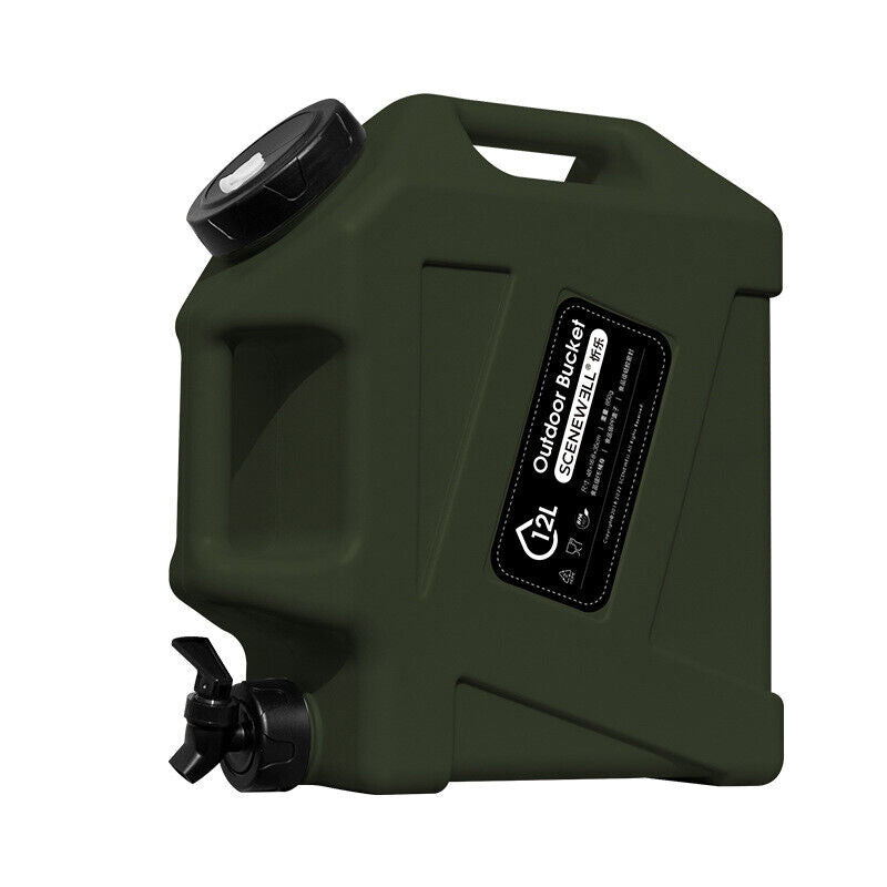 12L Capacity Portable Water Storage Container for Outdoor Camping Caravan