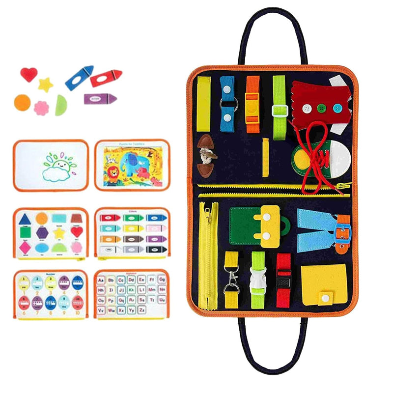 Toddler Busy Board Intelligence Learning Toys Sensory Montessori Kids Toy