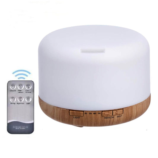 500ml Remote Controlled Multifunctional Essential Oil Diffuser with LED Light