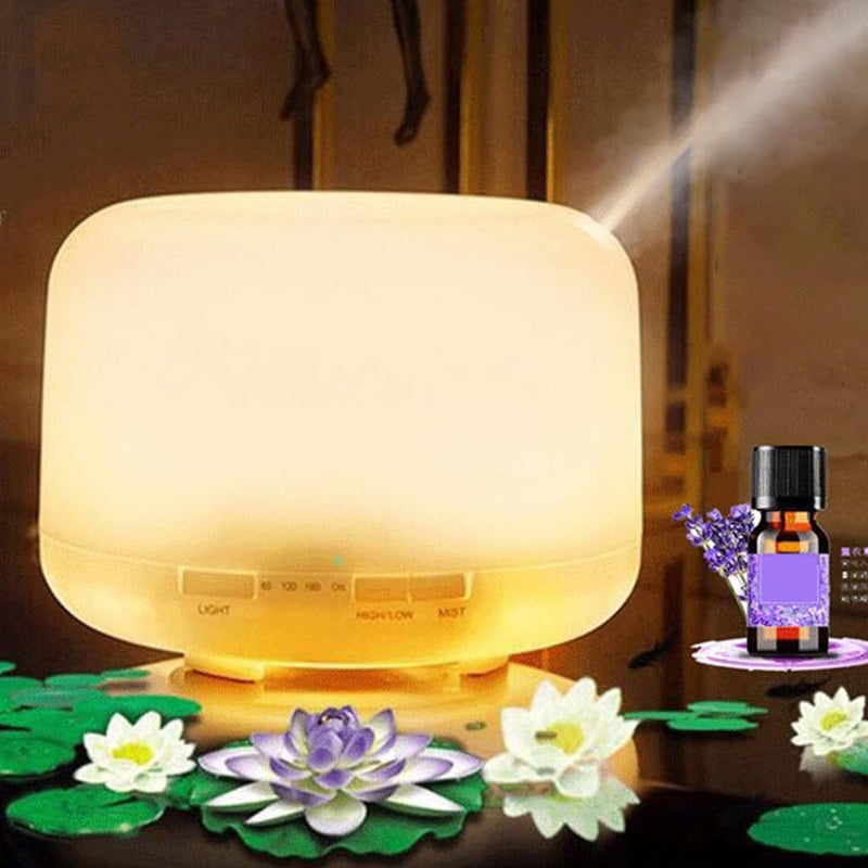 500ml Remote Controlled Multifunctional Essential Oil Diffuser with LED Light