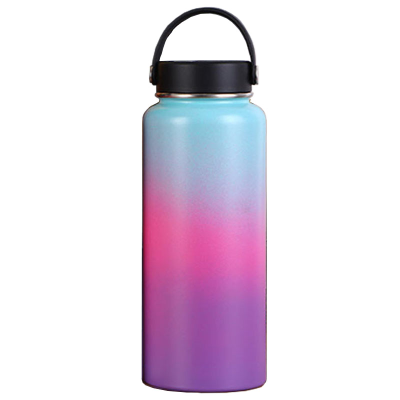 32/40oz Stainless Steel Vacuum Insulated Gradient Thermos Water Bottle