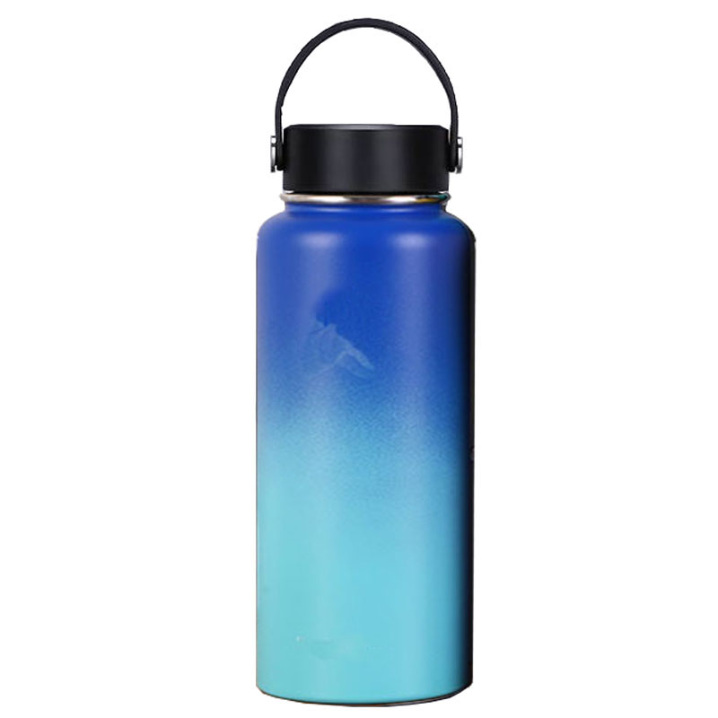 32/40oz Stainless Steel Vacuum Insulated Gradient Thermos Water Bottle