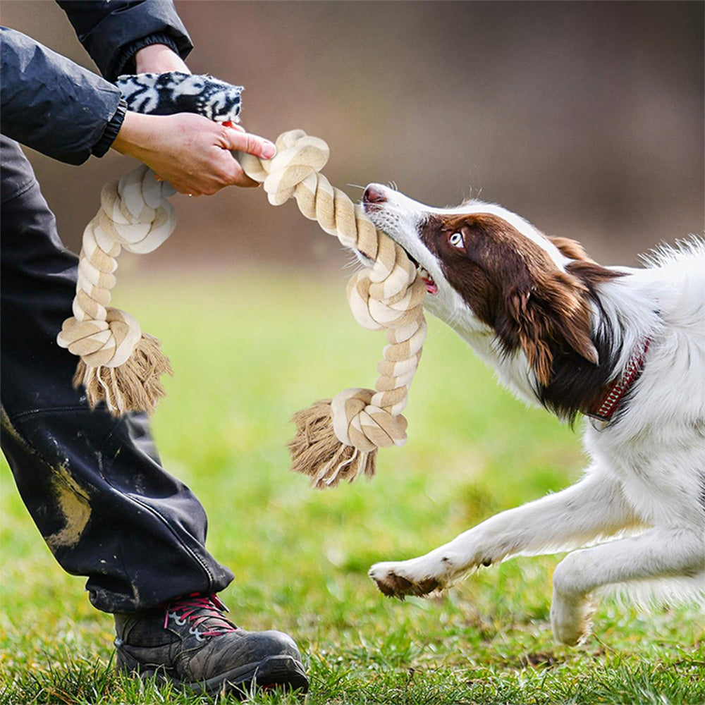 PETSWOL Dog Rope Toy for Dogs Who Love to Chew | Safe and Durable for Large and Medium Dogs