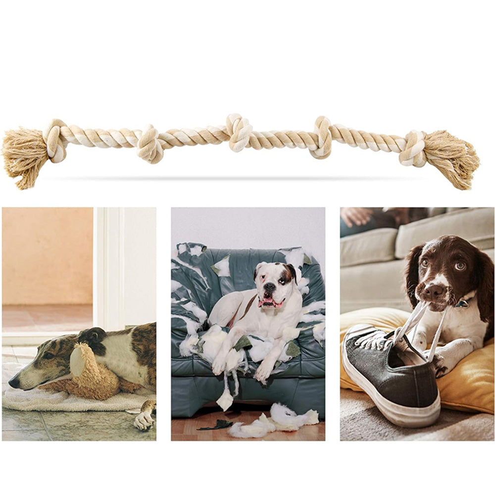 PETSWOL Dog Rope Toy for Dogs Who Love to Chew | Safe and Durable for Large and Medium Dogs