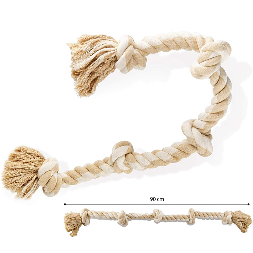 PETSWOL Dog Rope Toy for Dogs Who Love to Chew | Safe and Durable for Large and Medium Dogs