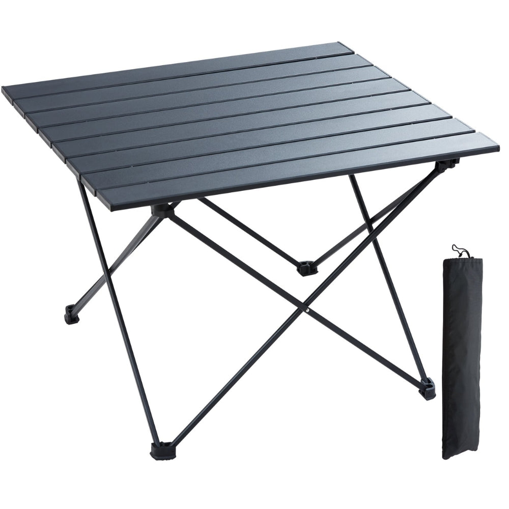 66lb Camping Folding Table Lightweight Aluminum Beach Table with Carry Bag