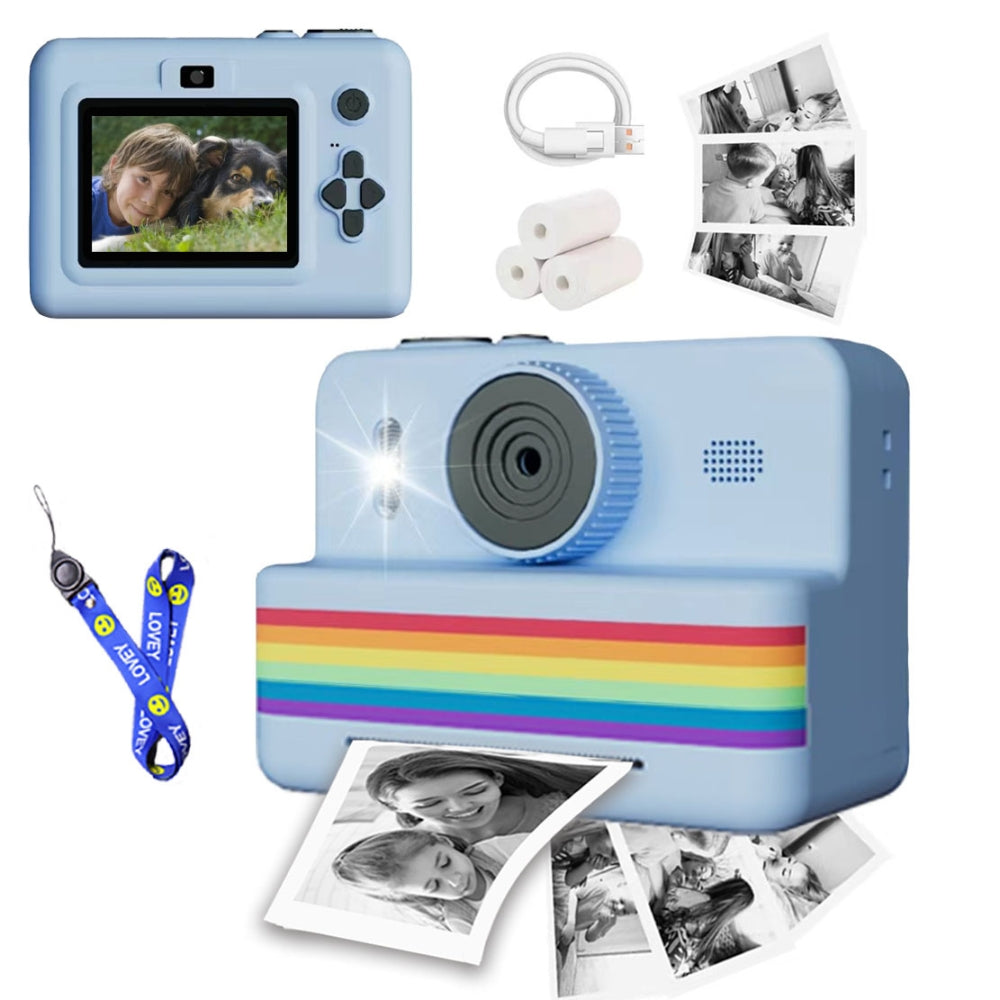 Digital Children Camera Mini Printer Portable Thermal Instant Print Photo