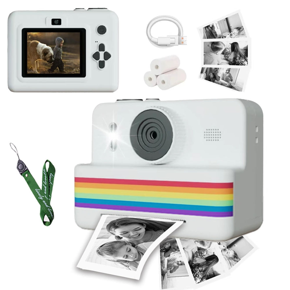 Digital Children Camera Mini Printer Portable Thermal Instant Print Photo