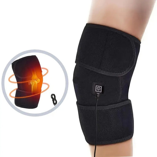 Electric Knee Heating Pad USB Heated Knee Brace Support