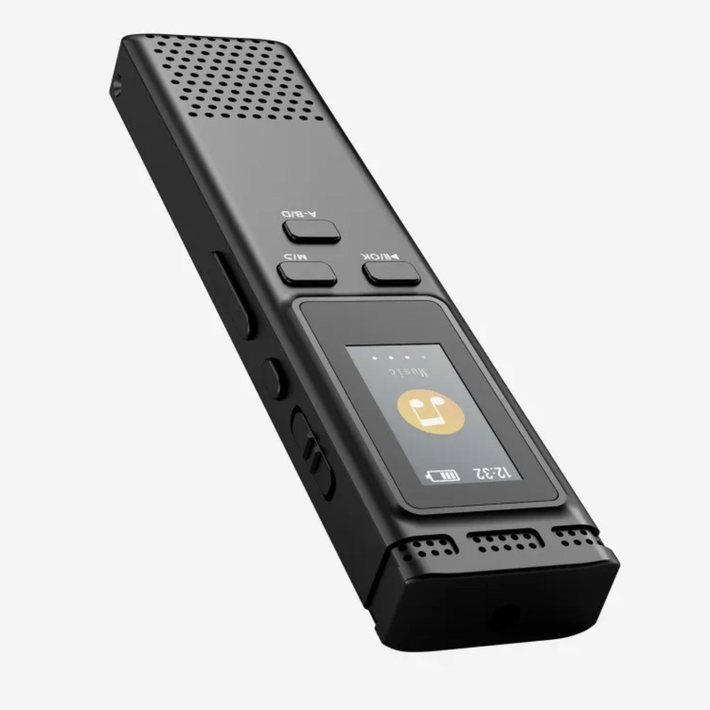 Digital Voice Recorder Voice Activated Audio Recording Noise Reduction with Playback