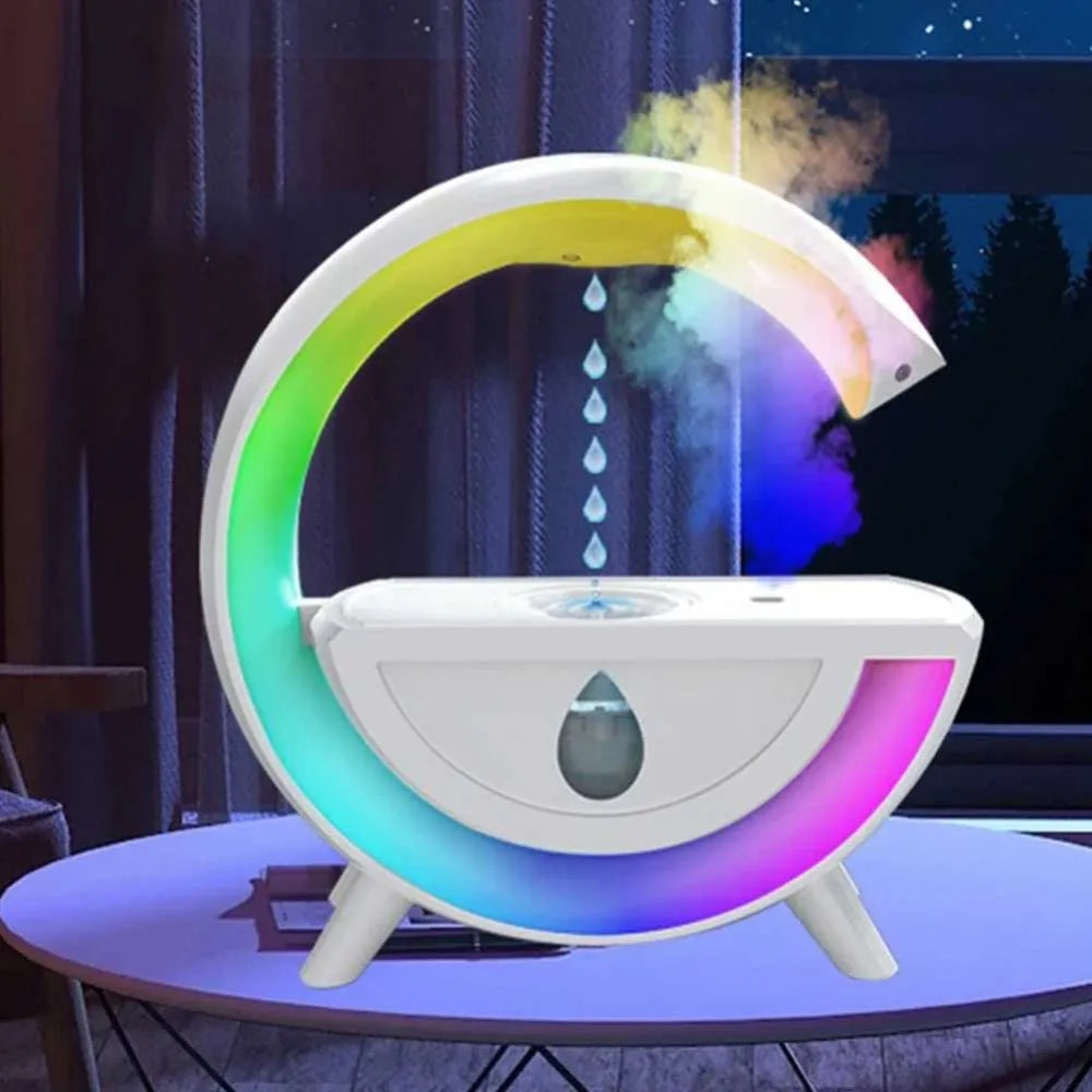 Anti Gravity Air Humidifier RGB Night Light Water Droplet Sprayer