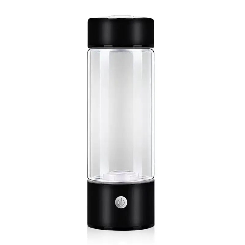 Hydrogen Rich Portable Water Glass Bottle Alkaline Generator Ionizer USB 420ML