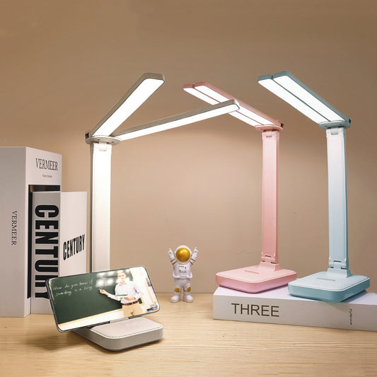 LED Desk Lamp 3 Levels Dimmable Touch Night Light Foldable Table Lamp