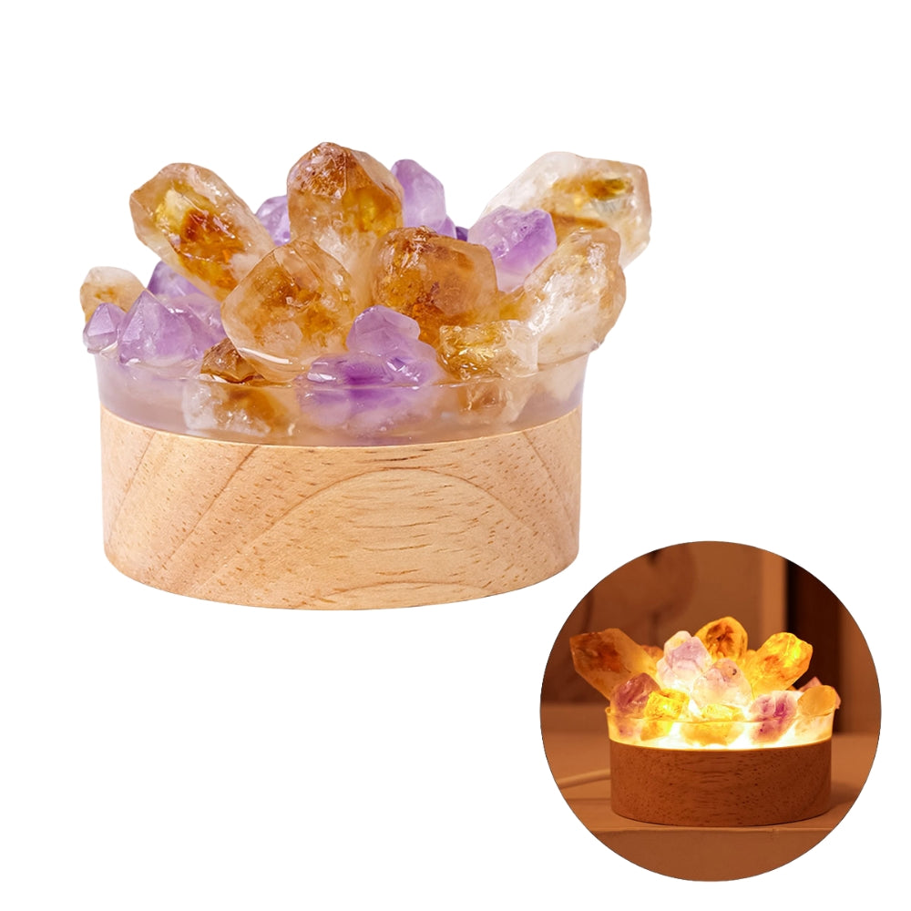 Natural Crystal  Lamp Home Decoration Mineral Specimen Collection