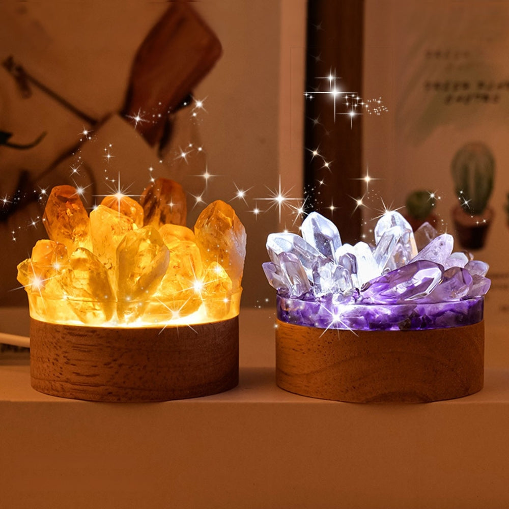 Natural Crystal  Lamp Home Decoration Mineral Specimen Collection