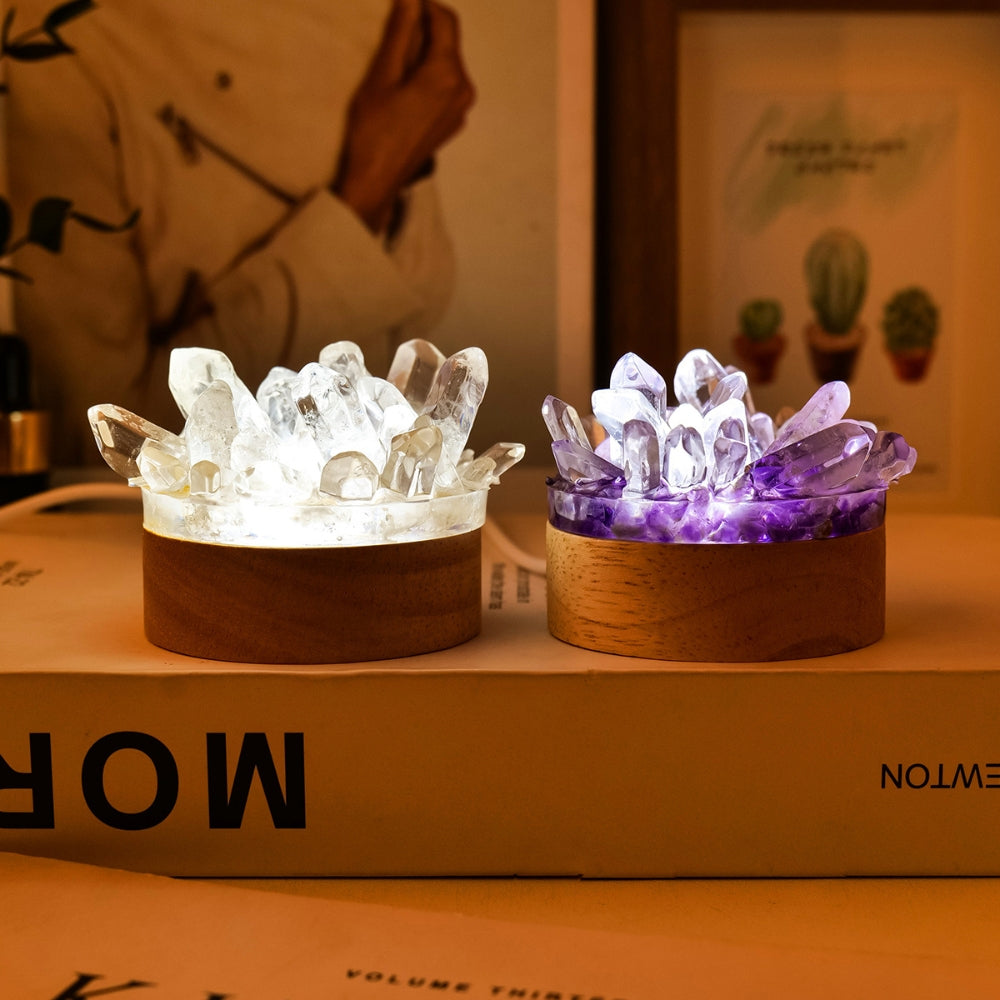 Natural Crystal  Lamp Home Decoration Mineral Specimen Collection