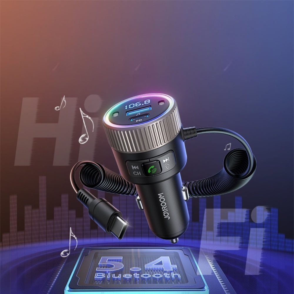 60W Car Wireless FM Transmitter with Car Charger