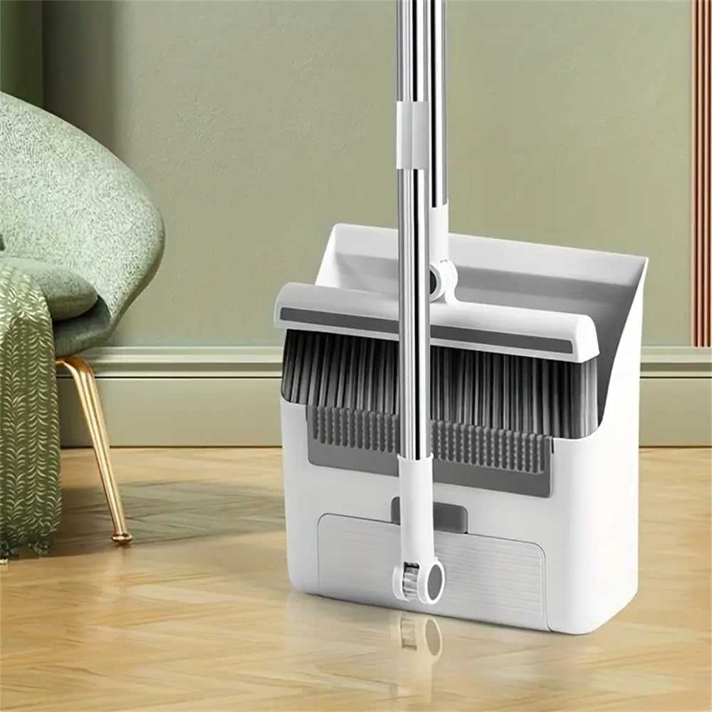 Non Stick Broom Dustpan Floor Brush Set