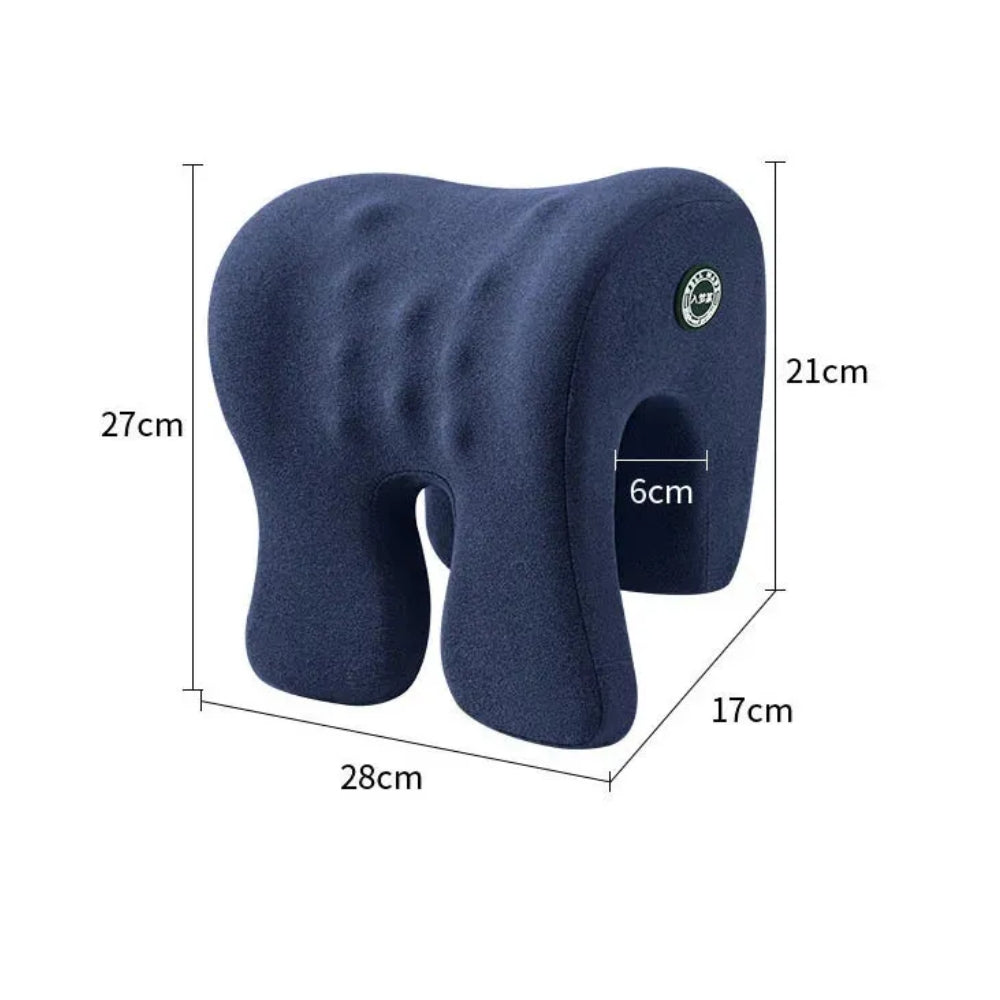 Memory Foam Neck Pillow for Comfortable Office Breaks Restful Naps and Travel