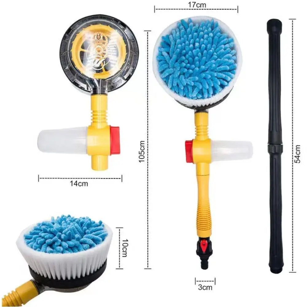 360 Degree Car Rotating Wash Brush Kit