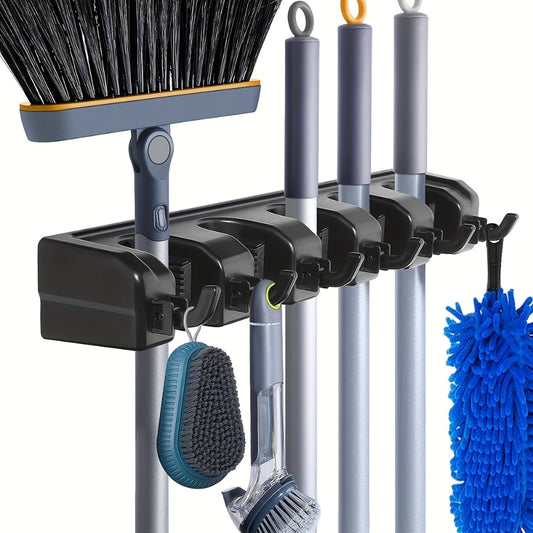 Multi Functional Wall Mounted Mop Holder