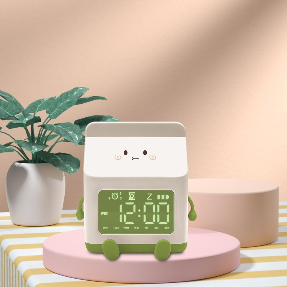 Milk Box Digital Alarm Clock