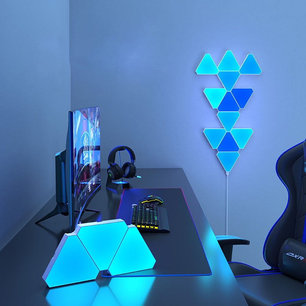 LED Triangular Quantum Lamp RGB Wall Lamp