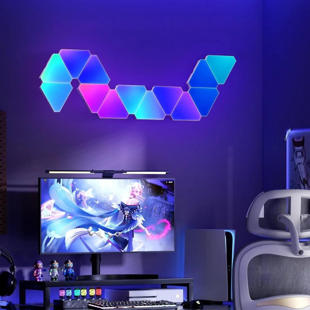 LED Triangular Quantum Lamp RGB Wall Lamp