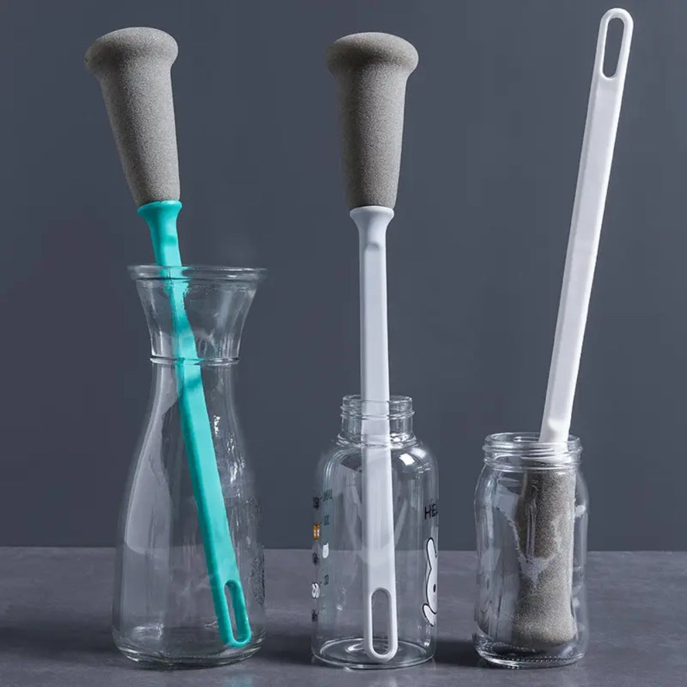 Bottles Cleaner Brush with Long Handle Sponge Brush