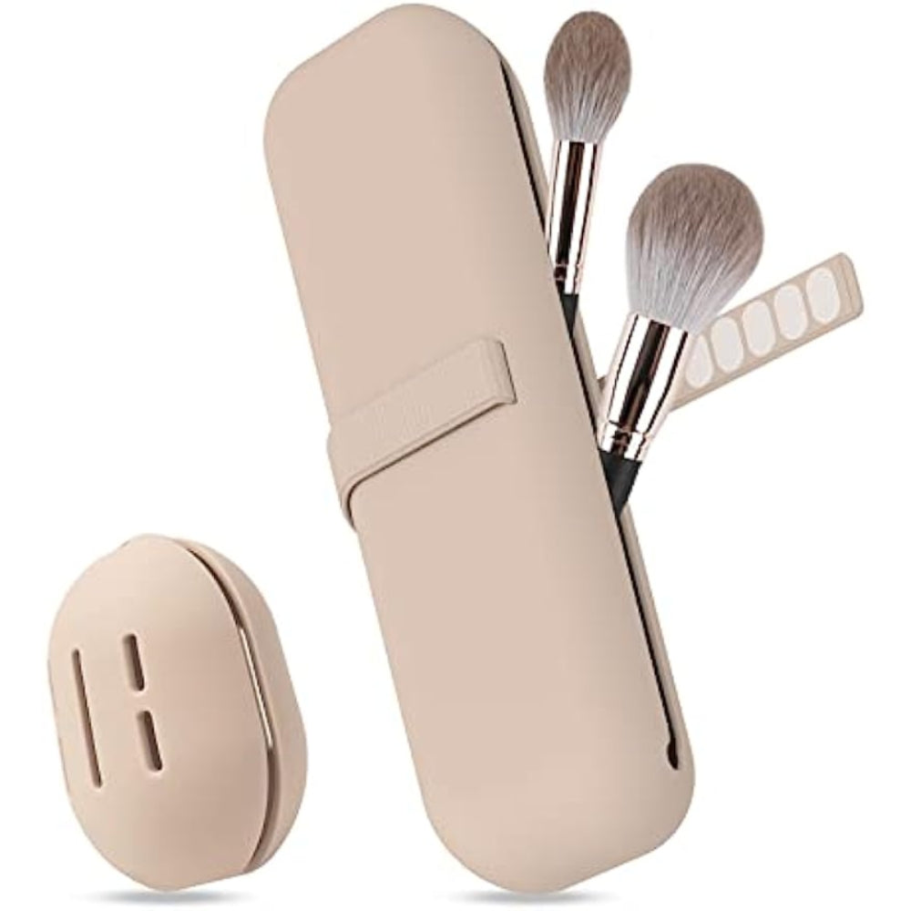 Makeup Brush Holder Silicone Travel Bag