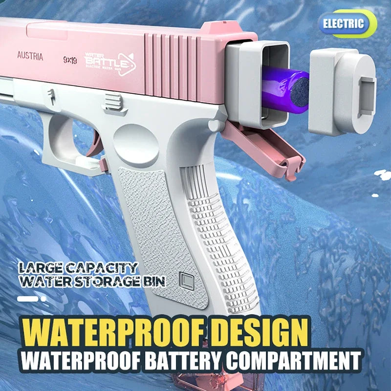 M416 Electric Water Gun Toys Summer Outdoor Beach Large-capacity Fun Firing Swimming Pool Adult Boys Shooting Game Toy - Chic Cart