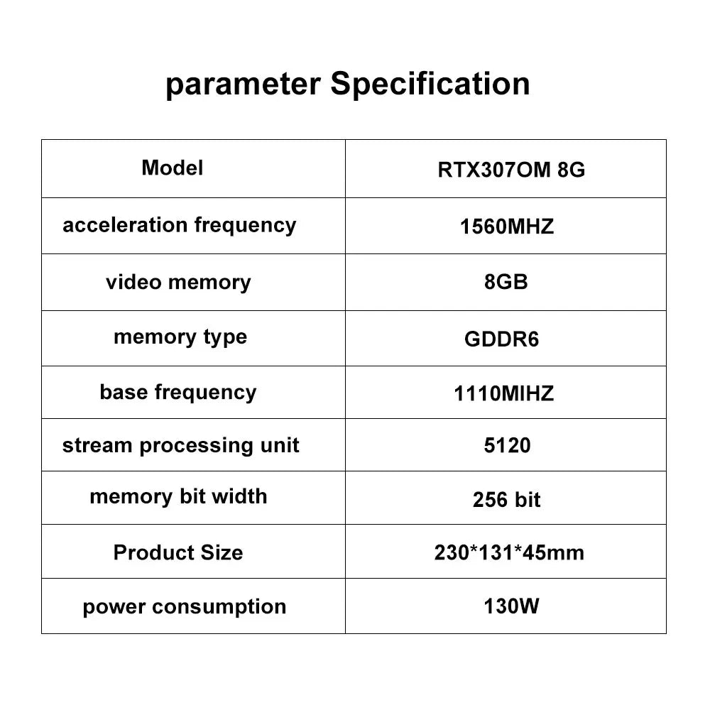 USED Video card RTX 3070M (3070 Laptop) 8GB 256Bit DDR6 Non LHR Perfectly Compatible With Mining BTC ETH Speed Reaches 65+MH/S - Chic Cart