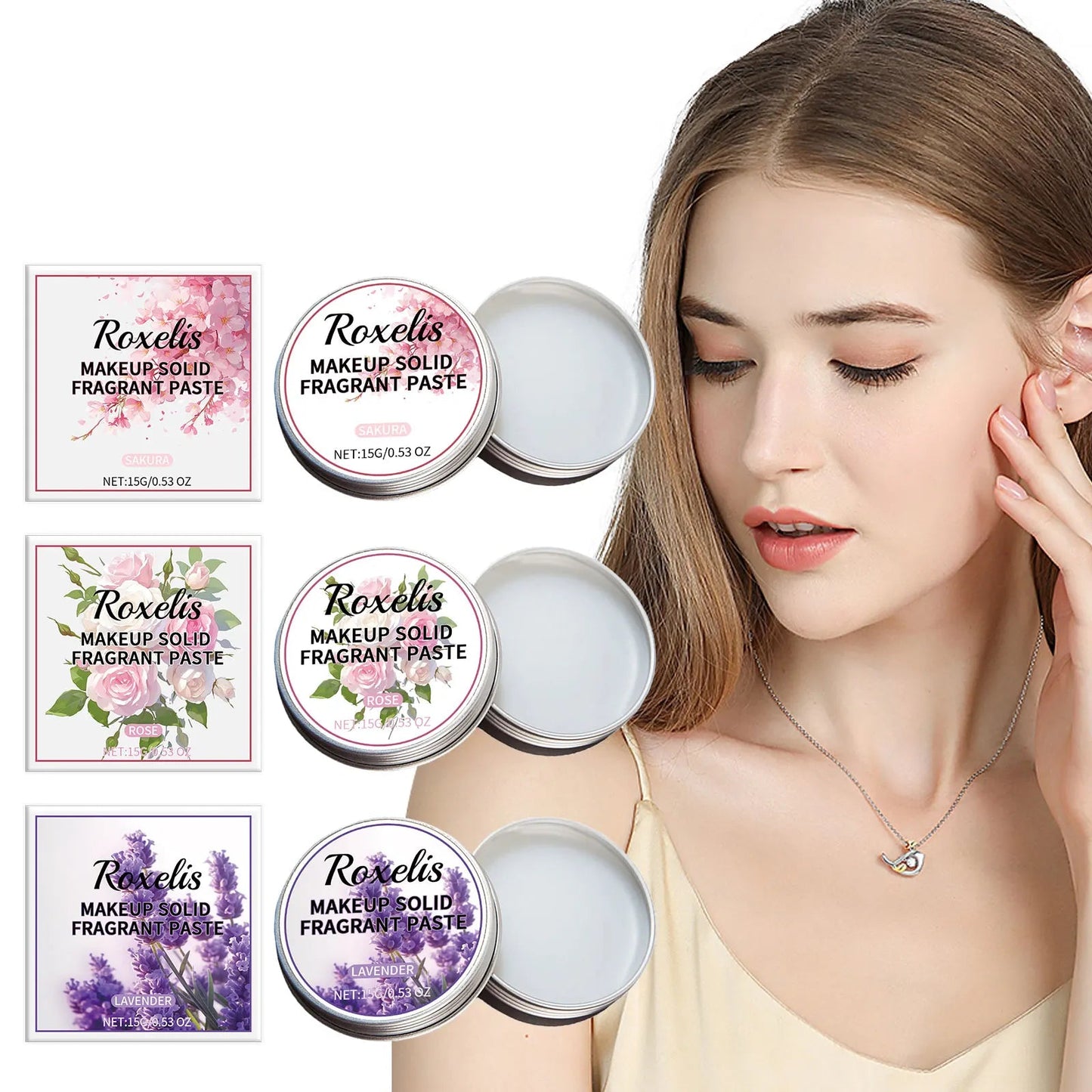 Roxelis 15g Floral Fragrance Solid Balm Rose Sakura Lavender Scent Elegant Lady Charming Body Wrist Ear Fresh Body Perfume Balm Chic Cart Online Shopping Affordable Prices Gaming Monitors Australia Graphic Cards for Sale Clothing and Shoes OnlineKitchen Accessories StorePet Supplies AustraliaPhone Accessories OnlineElectric ScootersVR Headsets for GamingWatches Online StoreSecure PaymentsInternational ShippingAustralian Online StoreShop Electronics and Fashion