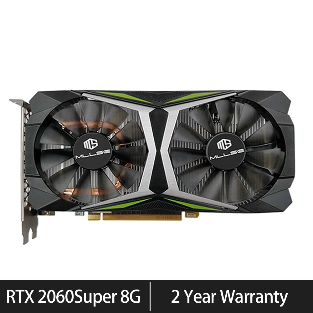 USED RTX 2060 Super 8GB Placa De Video Gaming Graphics Card GDDR6 256Bit 8Pin PCI Express 3.0x16 rtx 2060 super 8gb game PC - Chic Cart