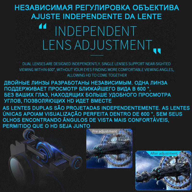 VR Shinecon Casque Helmet 3D Glasses Virtual Reality For Smartphone Smart Phone Headset Goggles Binoculars Video Game Wirth Lens - Chic Cart